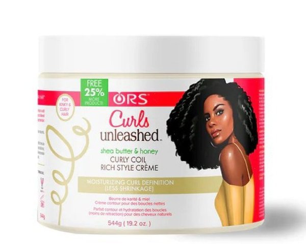 ORS Curls Unleashed (Karité & Miel) Crème Définissante pour Boucles 16oz